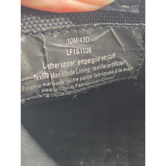 Karl Lagerfeld Paris Logo Leather Sneakers Black Mens 10 main image 9